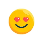 Emoticon Emotion Expression Face Fall In Love SVG Icon